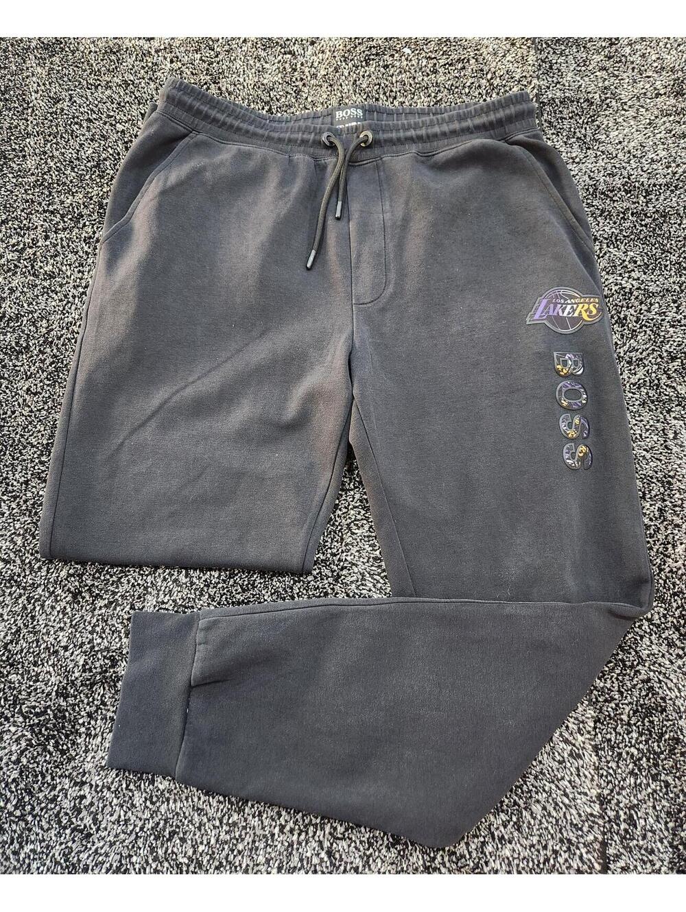 NBA x Hugo Boss Los Angeles Lakers NBA Joggers Sweatpants Size Medium Active GYM